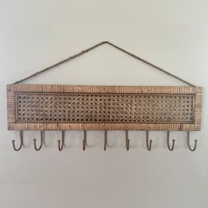 Rattan Wall Hook Decor